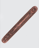 Metal Embossed Incense Holder - Various Colours