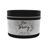 Personalised Teacher Messages | Candle in a Tin - 100g