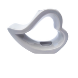 Romeo Heart Shaped Ceramic Wax Burner - Various Colours