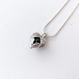 Angel Wings Charm Pendant - Sterling Silver Aromatherapy Diffuser Necklace