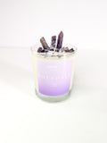 Relax - Amethyst Crystal Candle - 220g | 30cl (Lavender)