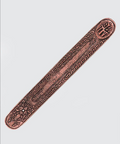 Metal Embossed Incense Holder - Various Colours