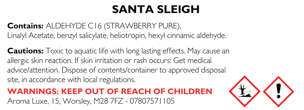 Santa's Sleigh - Snap Bar (Large)