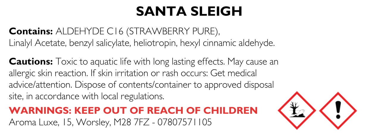 Santa's Sleigh - Snap Bar (Large)