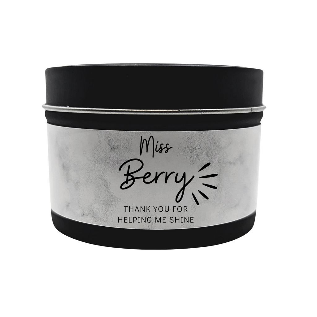 Personalised Teacher Messages | Candle in a Tin - 100g