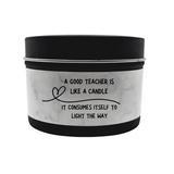Personalised Teacher Messages | Candle in a Tin - 100g