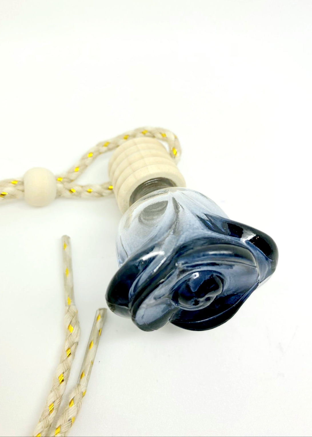 Rose Bottle | Car Diffuser | 10ml | Adjustable Hanging Air Fresher - Various Scents
