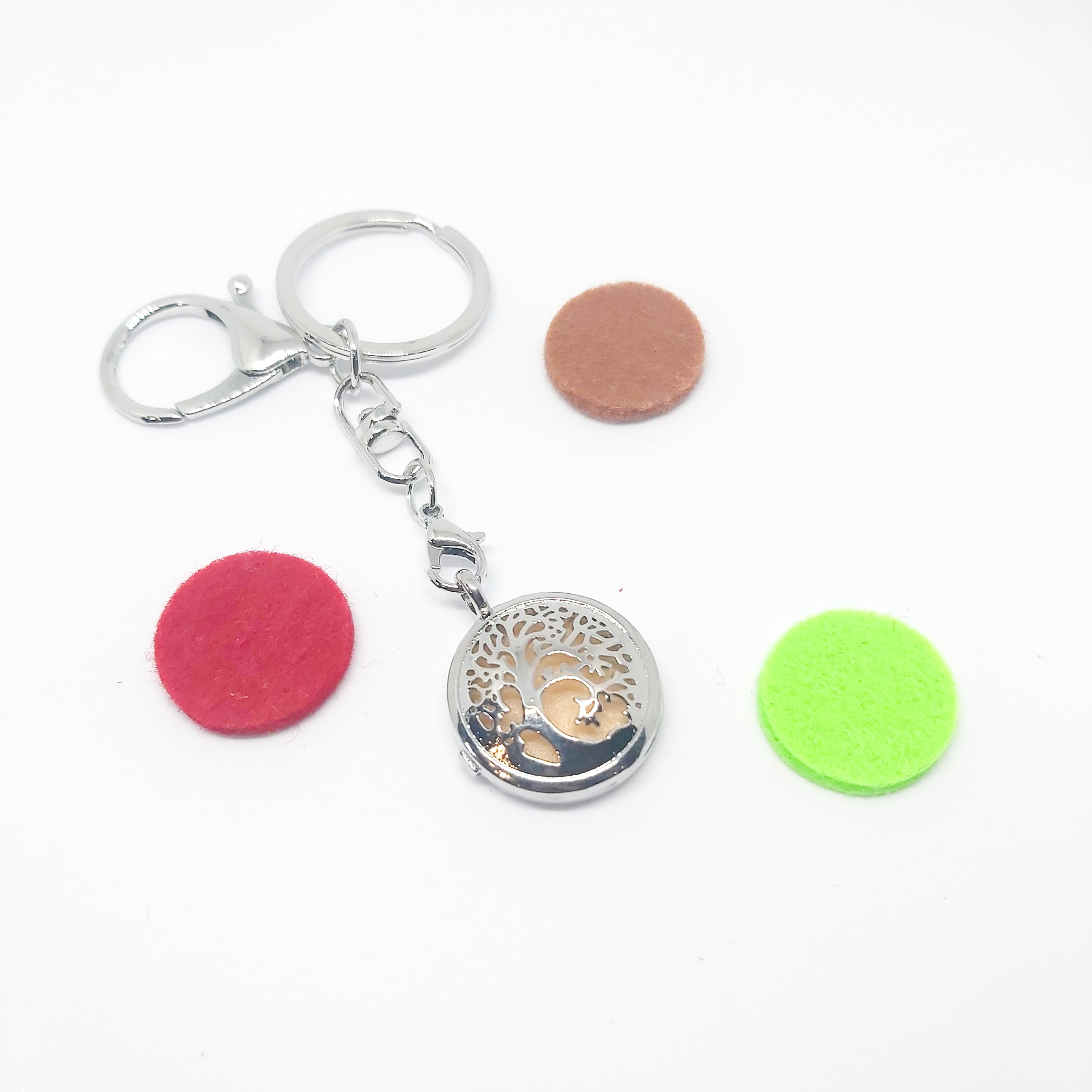 Keyring Diffuser Locket with Colour Pads - Various Scents