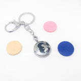 Keyring Diffuser Locket with Colour Pads - Various Scents