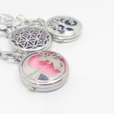 Keyring Diffuser Locket with Colour Pads - Various Scents