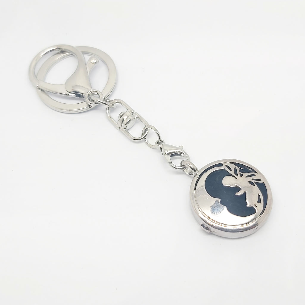 Keyring Diffuser Locket with Colour Pads - Various Scents
