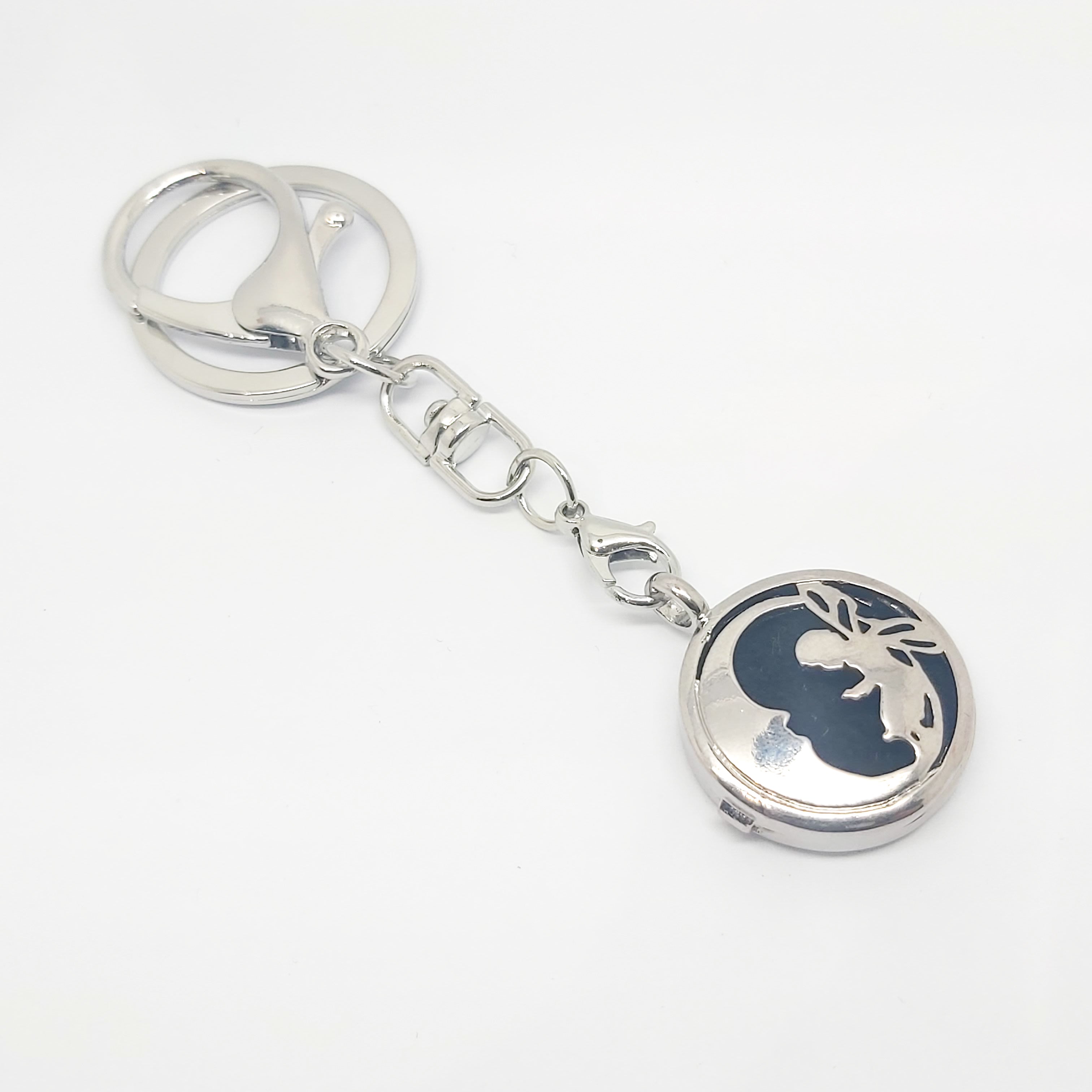 Keyring Diffuser Locket with Colour Pads - Various Scents