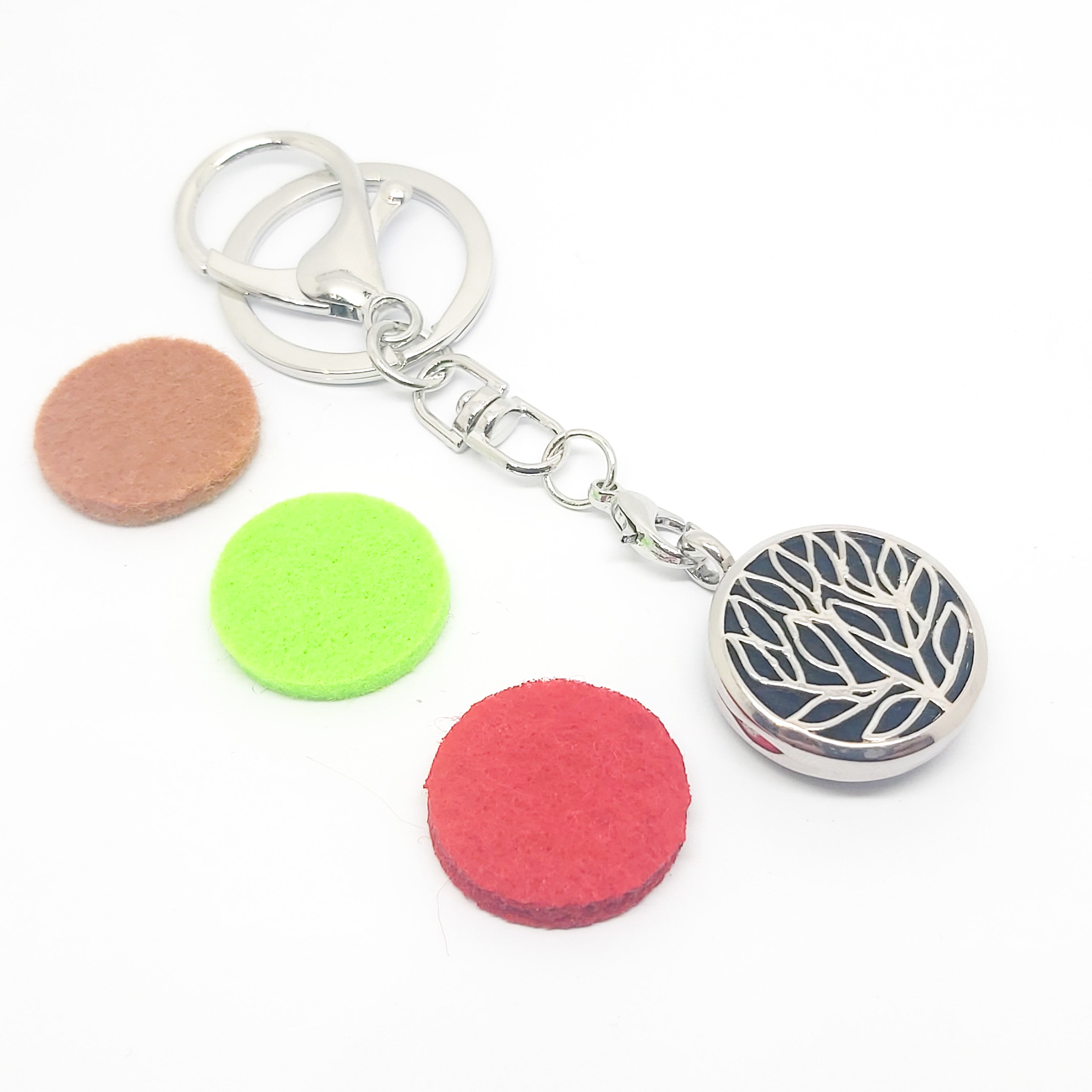 Keyring Diffuser Locket with Colour Pads - Various Scents