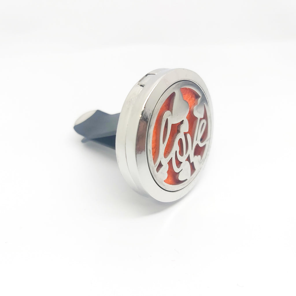 Car Diffuser Locket Vent Clip with Colour Pads - Various Scents