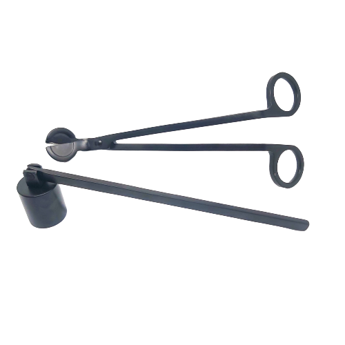 Candle Accessory Set | Trimmer & Snuffer - Matte Black