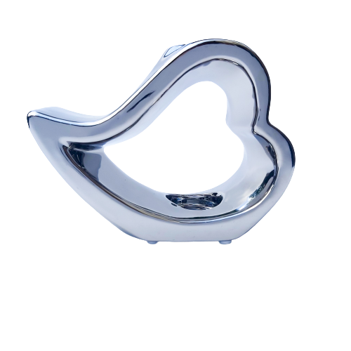 Romeo Heart Shaped Ceramic Wax Burner - Various Colours