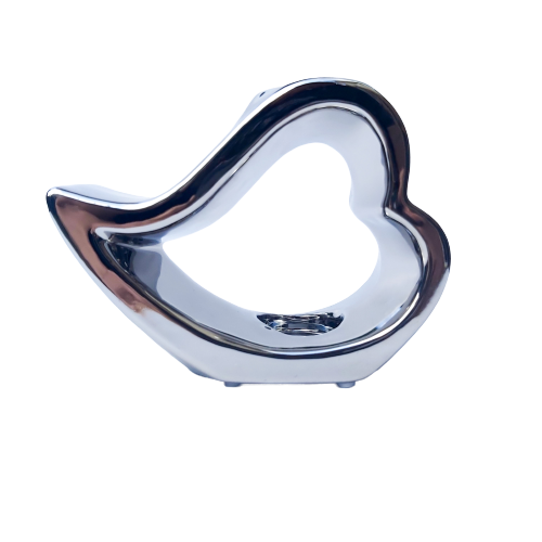 Romeo Heart Shaped Ceramic Wax Burner - Various Colours