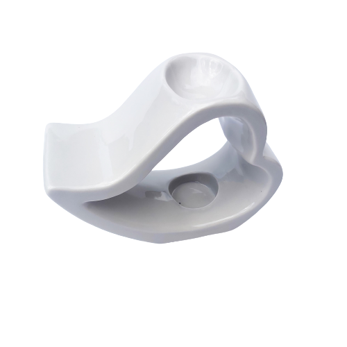 Romeo Heart Shaped Ceramic Wax Burner - Various Colours
