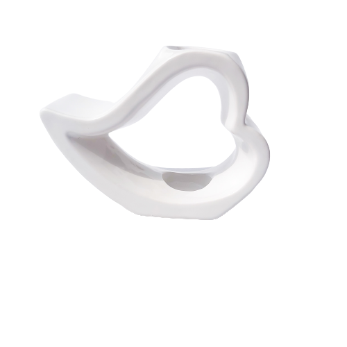 Romeo Heart Shaped Ceramic Wax Burner - Various Colours