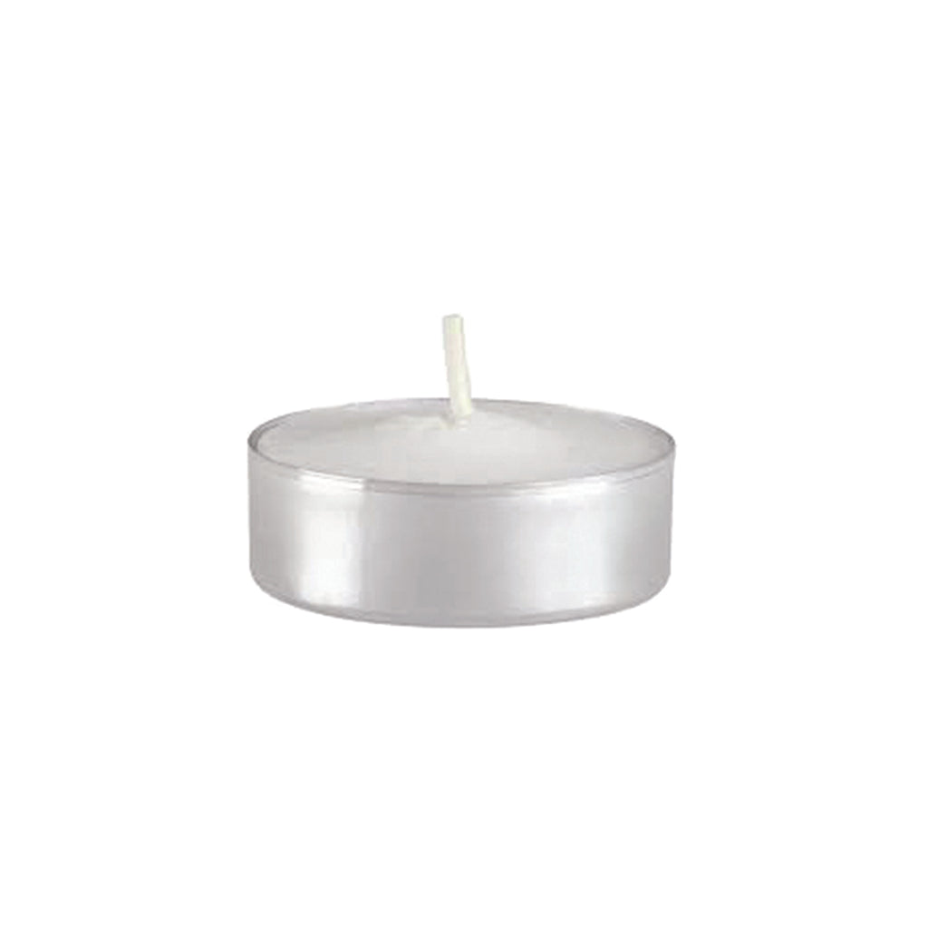 4 Hour Tea Light Candles (Unscented) - Pack Of 10