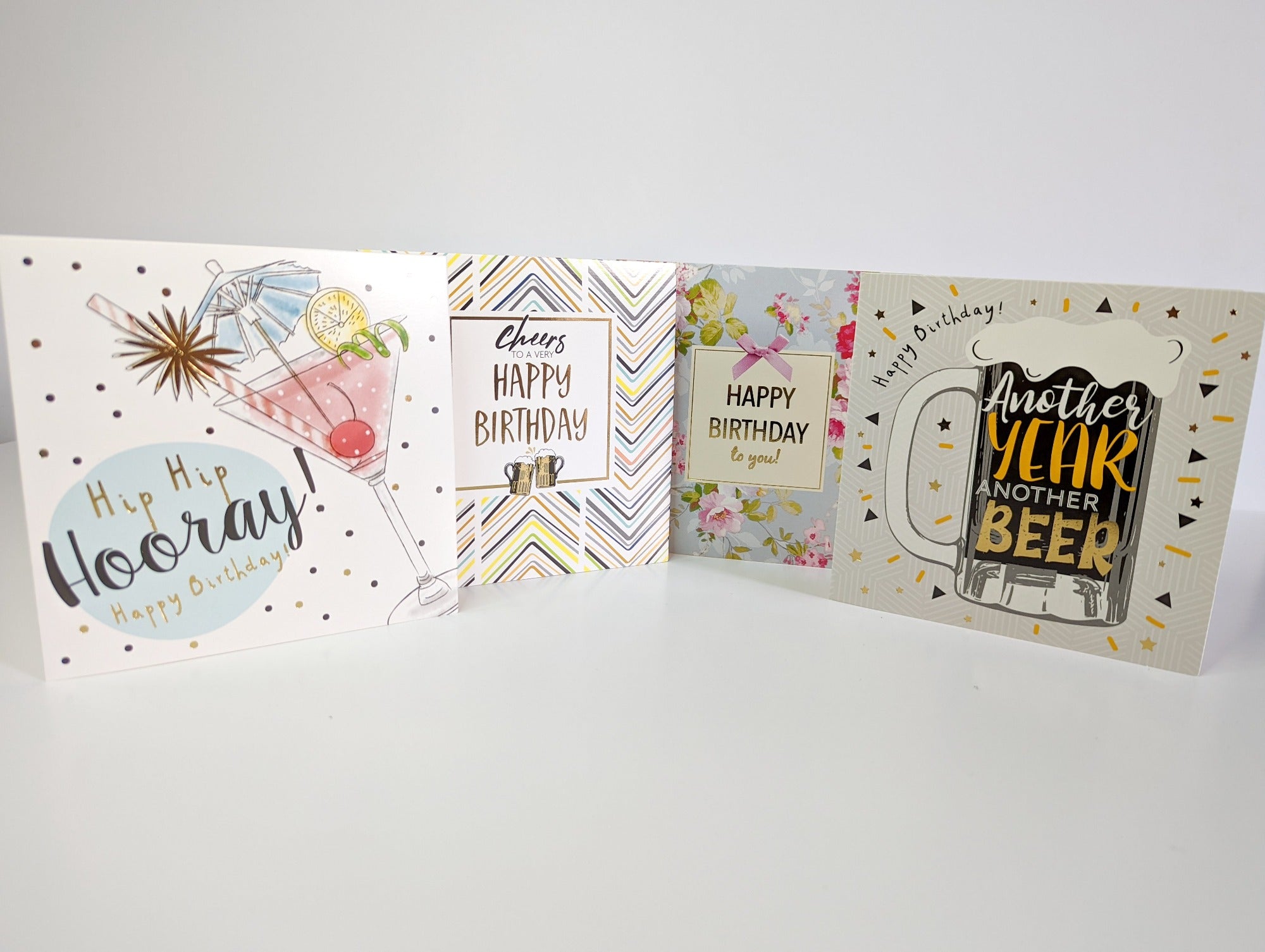 Happy Birthday Greeting Cards - Assorted Designs (Small)