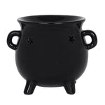 Black Cauldron Shaped Wax Melt Warmer / Oil Burner