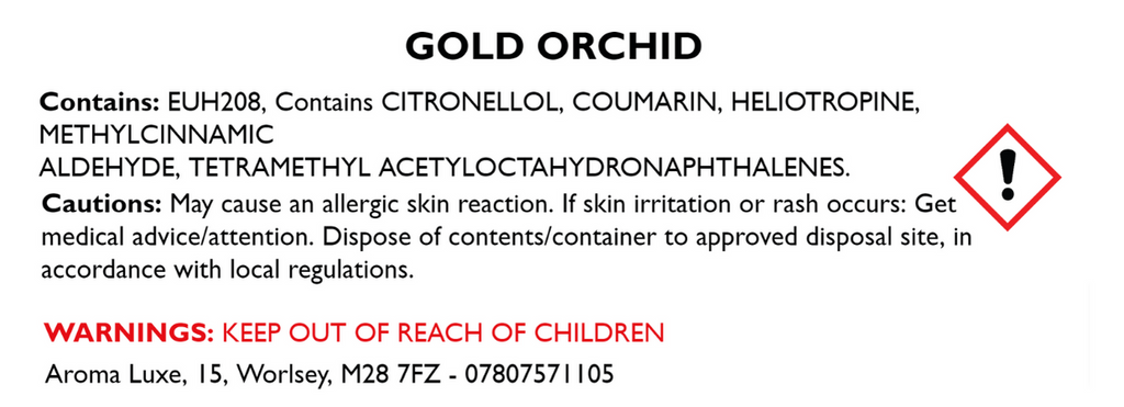 Gold Orchid- Snap Bar (Large)