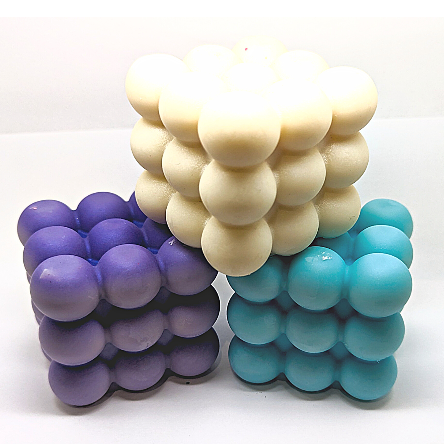 Bubble Cube Wax Melt (Large) - Melting Sculpture