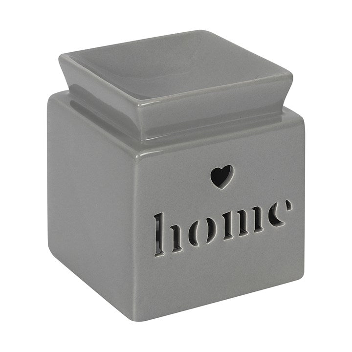 Cube Ceramic Cut Out Wax Melt Warmer - Various Colours
