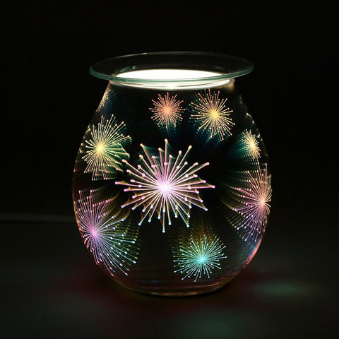 3D Colour Firework - Light Up Electric Wax Melt/Oil Warmer