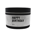 Personalised Birthday Messages | Candle in a Tin - 100g