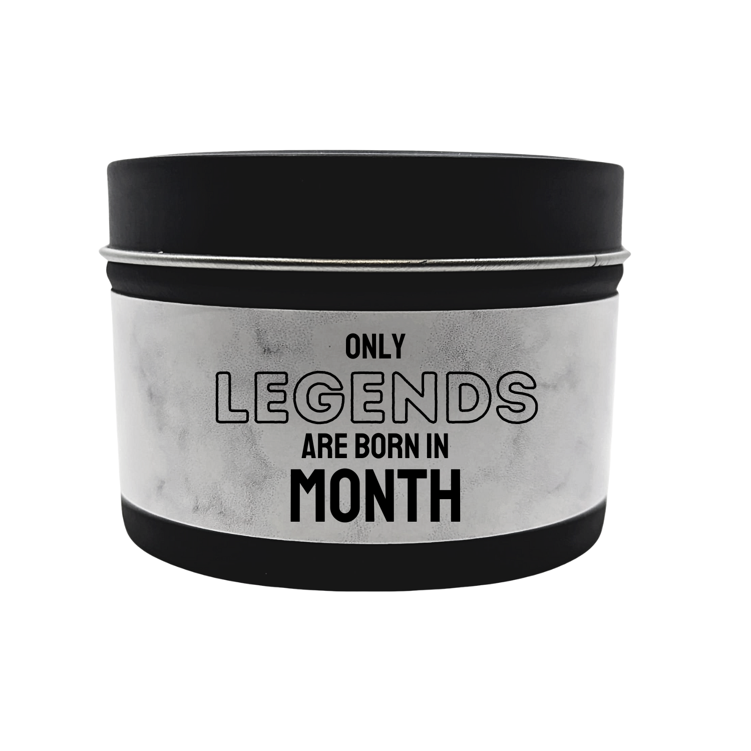 Personalised Birthday Messages | Candle in a Tin - 100g