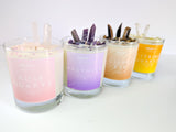 Relax - Amethyst Crystal Candle - 220g | 30cl (Lavender)