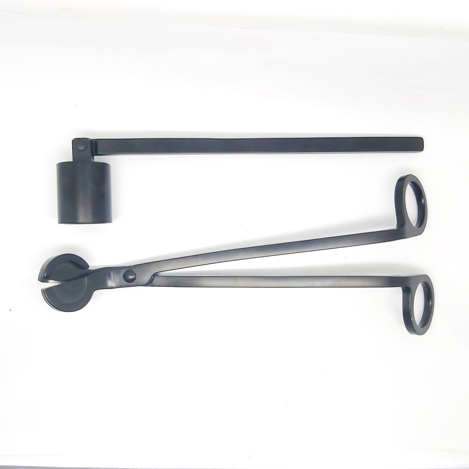 Candle Accessory Set | Trimmer & Snuffer - Matte Black